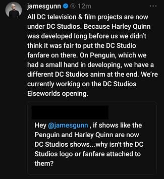 James Gunn está trabajando en una presentación animada para los proyectos Elseworlds de DC Studios