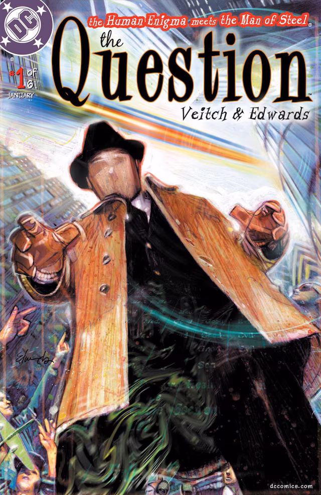 The Question. Increíble 40 años de Vic Sage en DC 2 Brian Michael Bendis, DC Comics, Dennis O'Neil, Jeff Lemire, Renee Montoya, Steve Ditko