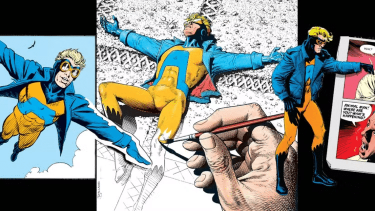 Animal Man, Green Lantern, Justice League, Orígenes de superhéroes, plastic man