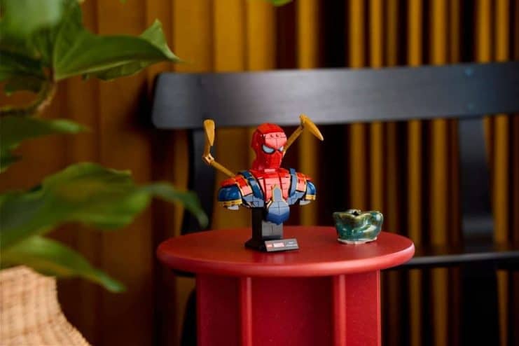 lego iron man spider-man