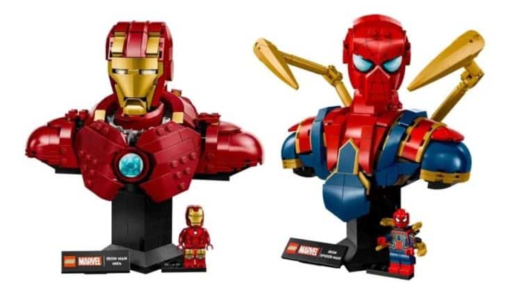 lego iron man spider-man