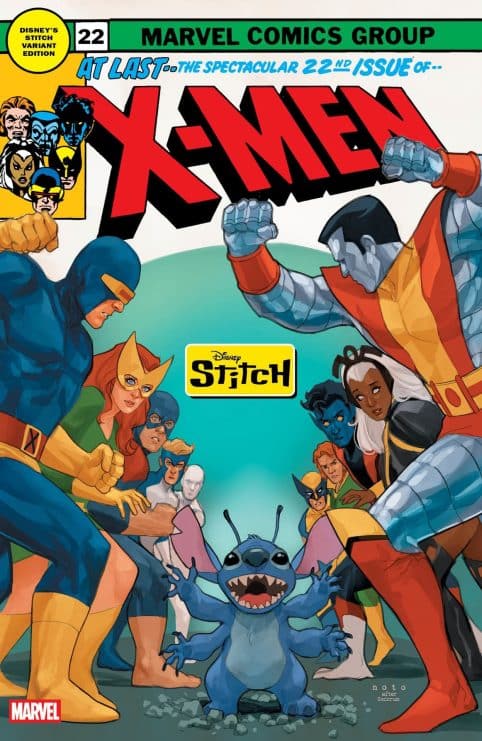 Coleccionismo cómic Marvel, portadas variantes Marvel, Stitch Disney cómic, Stitch Marvel
