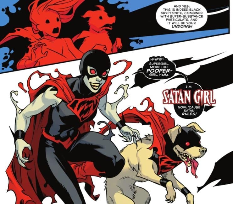 Supergirl adquiere una nueva forma junto a Krypto trayendo de vuelta a una de las villanas más extraña de DC