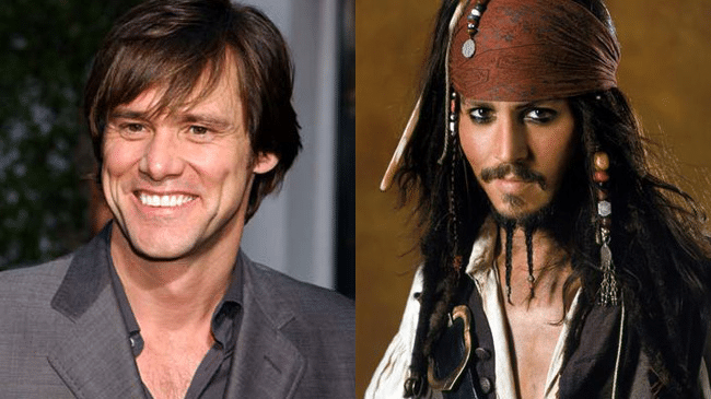Como Dios Bruce Almighty, Jerry Bruckheimer Disney, Jim Carrey Piratas del Caribe, Johnny Depp Jack Sparrow, La maldición de la Perla Negra