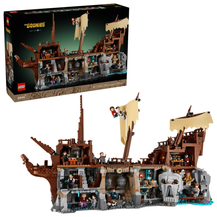 Barco pirata Inferno, Ke Huy Quan Data, LEGO Los Goonies, Nostalgia años 80, Set LEGO Ideas