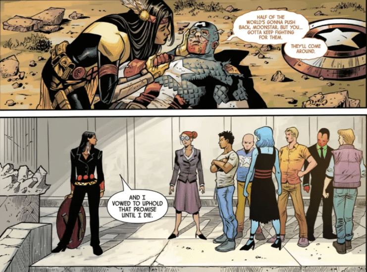 Era del Apocalipsis, Capitán América, Dani Moonstar, Marvel Comics