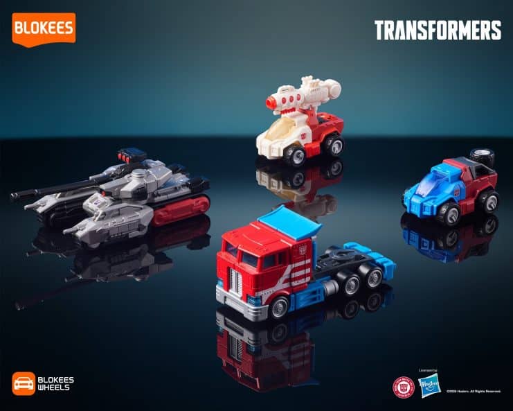 Transformers revela su lado más “Prime” con la nueva colección internacional de Blokees Wheels