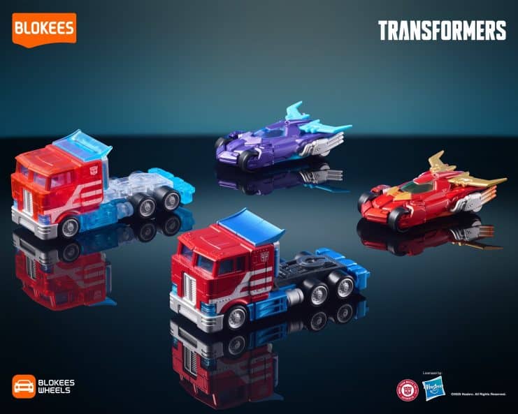 Transformers revela su lado más “Prime” con la nueva colección internacional de Blokees Wheels