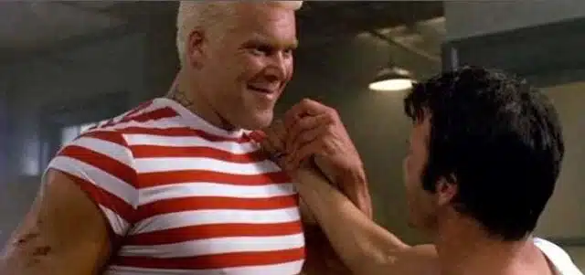 3 improvisaciones icónicas del cine relacionado con el mundo del cómic 2 Calvin J. Candle, Django Desencadenado, El Castigador, el ruso, En busca del carca perdida, Frank Castle, Harrison Ford, improvisaciones, Indiana Jones, Kevin Nash, Leonardo DiCaprio, The Punisher, Thomas Jane