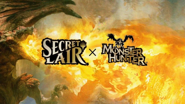 Magic: The Gathering sigue sumando iconografías a sus productos de coleccionismo, en esta ocasión Secret Lair. Un Superdrop que rinde homenaje a los monstruos, los cazadores y a la emoción de la caza de la icónica serie Monster Hunter