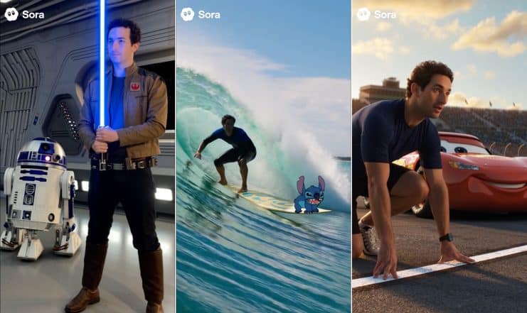 Disney OpenAI, inteligencia artificial Disney, personajes Disney IA, Sora Disney, vídeos generados por IA Disney