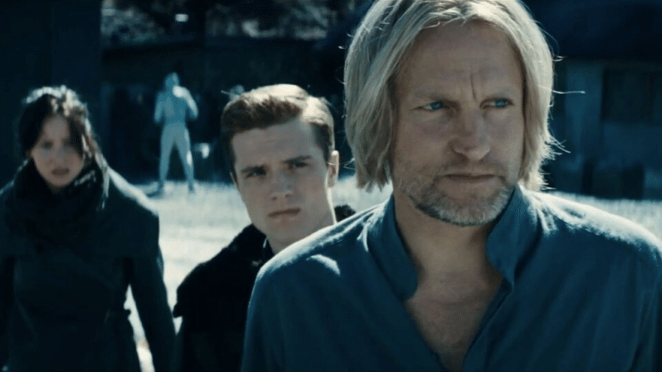 Haymitch Abernathy, Jennifer Lawrence, Juegos Del Hambre, Katniss Everdeen, Sunrise on the Reaping