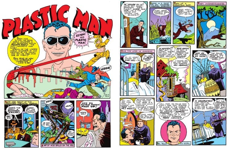 Reseña de DC Finest. Plastic Man de Jack Cole