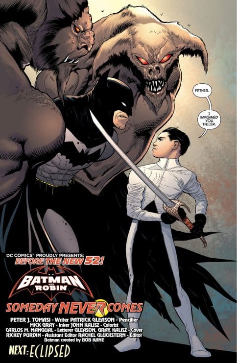 Damian Wayne convierte una cita perfecta de Batman en un desastre absoluto con consecuencias para Gotham