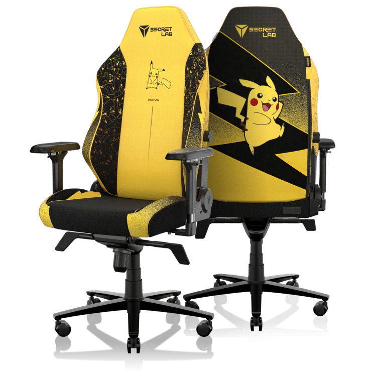 Secretlab convierte a Pikachu, Eevee y Gengar en tronos gaming de lujo