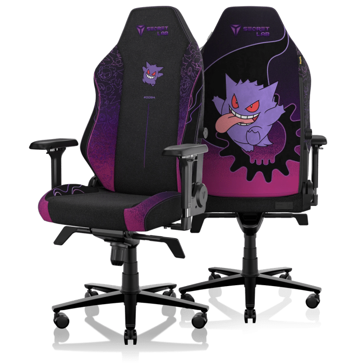 Secretlab convierte a Pikachu, Eevee y Gengar en tronos gaming de lujo