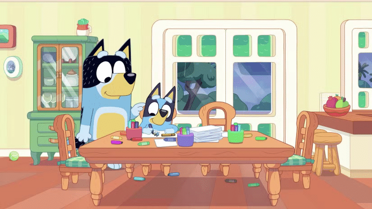 Bluey se cuela en Minecraft y convierte su casa en un parque de juegos interactivo