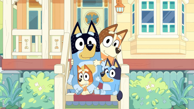 Bluey se cuela en Minecraft y convierte su casa en un parque de juegos interactivo