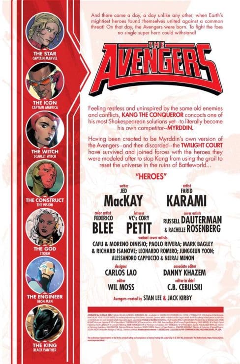 Brian Michael Bendis vuelve a Marvel por todo lo alto en Avengers #34