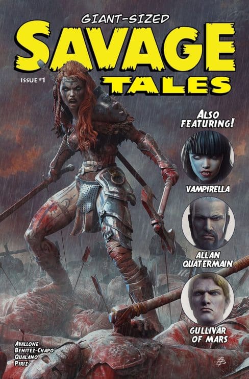 Vampirella, Red Sonja y Quatermain protagonizan el regreso más salvaje de Dynamite en 2026