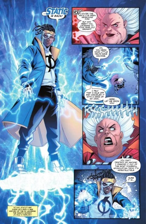 Static vuelve a ser canon en DC y nadie lo vio venir en el nuevo evento