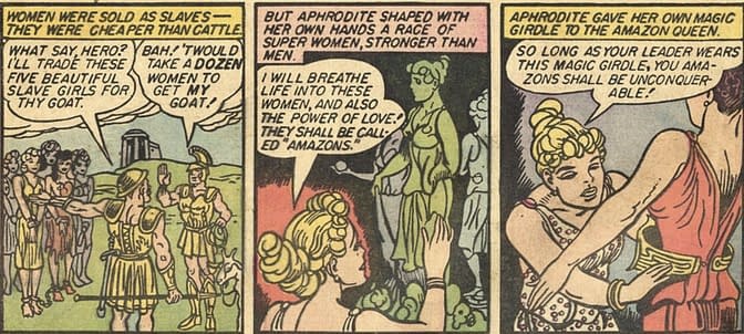 El origen de Wonder Woman siempre ha sido un caos lleno de barro y dioses