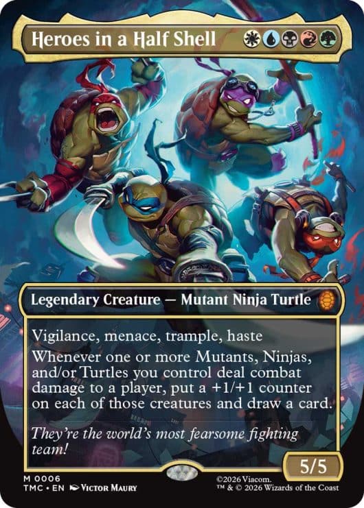 Asistimos al evento presentación de Magic:The Gathering - Teenage Mutant Ninja Turtles (TMNT) y queremos cartas, tortugas y pizza.