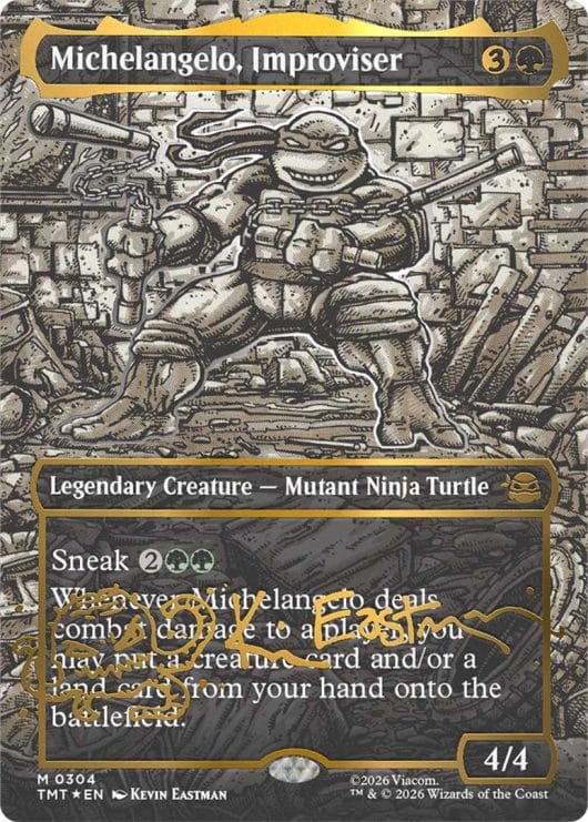 Asistimos al evento presentación de Magic:The Gathering - Teenage Mutant Ninja Turtles (TMNT) y queremos cartas, tortugas y pizza.
