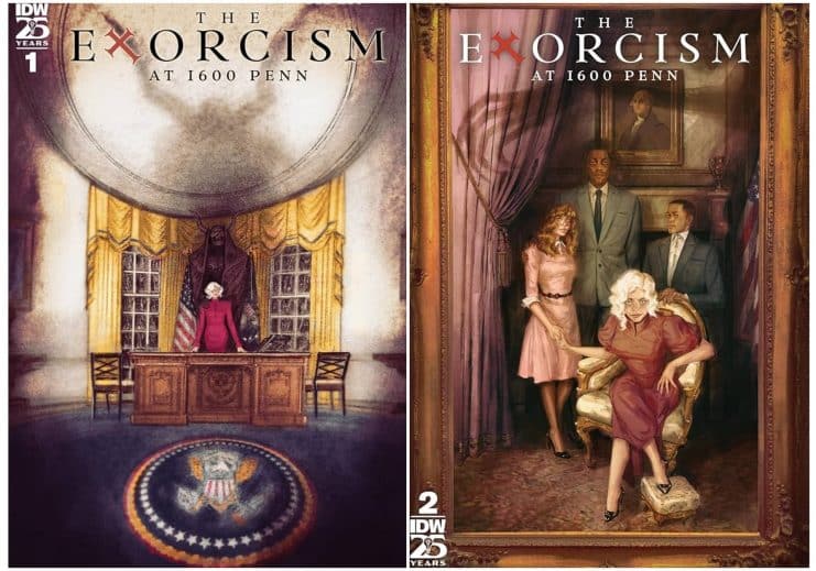 adaptación de cómic de terror, Blumhouse Atomic Monster, terror político, The Exorcism at 1600 Penn