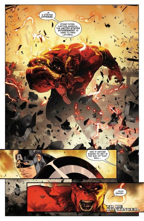 El Capitán América se enfrenta a una nueva generación de Hulks y no son como te los esperas