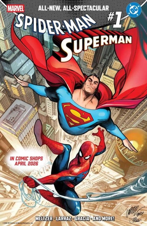 Spider-Man y Superman se dan la mano y hacen temblar el multiverso con nuevas portadas