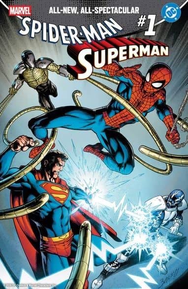 Spider-Man y Superman se dan la mano y hacen temblar el multiverso con nuevas portadas