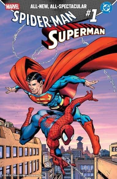 Spider-Man y Superman se dan la mano y hacen temblar el multiverso con nuevas portadas