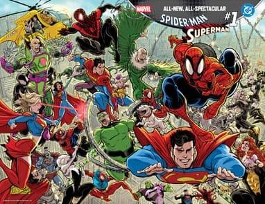 Spider-Man y Superman se dan la mano y hacen temblar el multiverso con nuevas portadas
