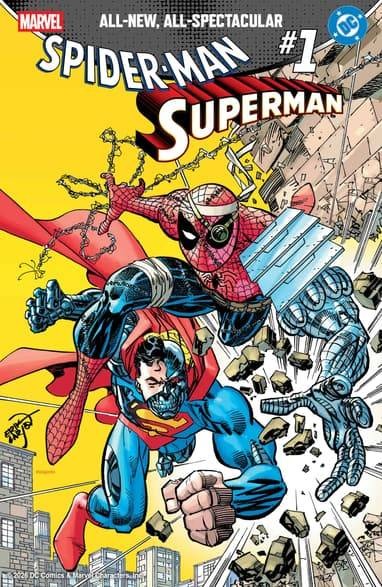Spider-Man y Superman se dan la mano y hacen temblar el multiverso con nuevas portadas