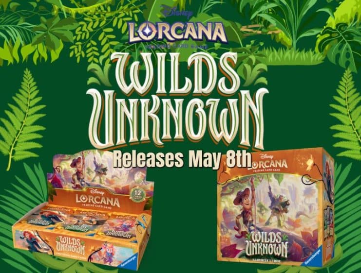 Hemos tenido la oportunidad de asistir a una conferencia de prensa de Disney Lorcana, el TCG de Ravensburger, donde se han desvelado cartas, mecánicas y sorpresas de Wilds Unknown y primeros detalles de Attack of the Vine!, las dos próximas ediciones del juego de cartas coleccionables. Wilds Unknown es ya una realidad en Disney Lorcana, el TCG de Ravensburger que triunfa a nivel mundial y nacional, a pesar de no estar disponible en español más allá de Preludio.