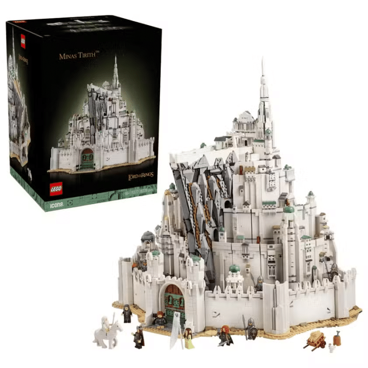 LEGO convierte Minas Tirith en una bestia de colección que supera incluso al Halcón milenario