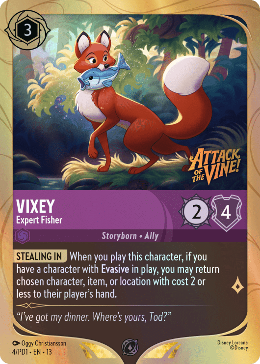 Attack of the Vine! y la revolución de la flexibilidad cromática llegan a Disney Lorcana, el TCG de Ravensburger