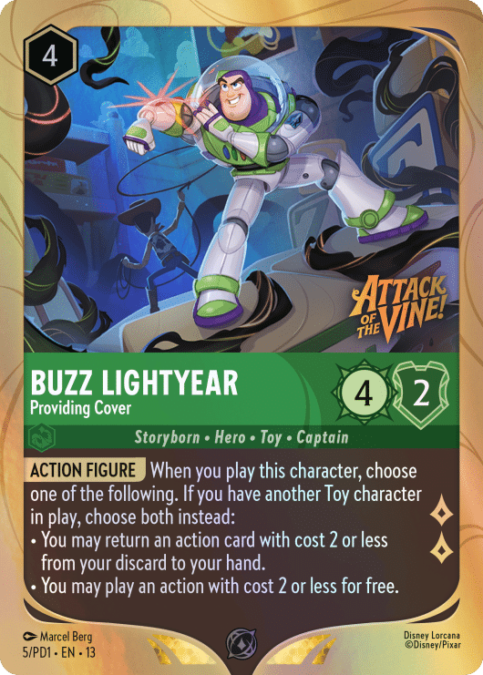 Attack of the Vine! y la revolución de la flexibilidad cromática llegan a Disney Lorcana, el TCG de Ravensburger