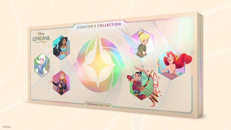 Un nuevo Curator’s Collection: Heroines Edition llega a Disney Lorcana, el TCG de Ravensburger.