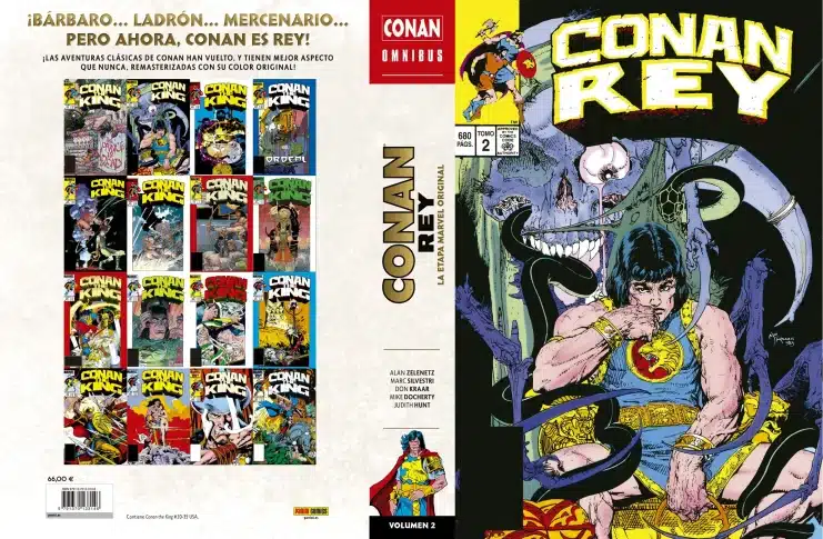 Reseña de Conan Omnibus. Conan Rey: La etapa Marvel Original 2 4 Age of Conan, Arnold Schwarzenegger, Marvel, Marvel Comics, Panini Comics, Robert E. Howard, sword and sorcery