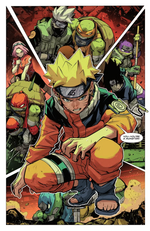 Boruto Two Blue Vortex anime, Naruto manga crossover, Naruto x Tortugas Ninja, Teenage Mutant Ninja Turtles x Naruto