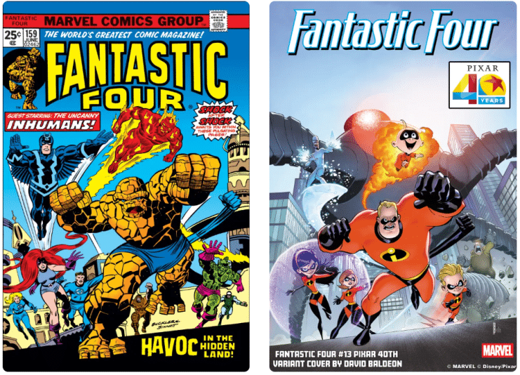 Pixar invade Marvel con una colección de portadas que hará temblar las estanterías de los coleccionistas