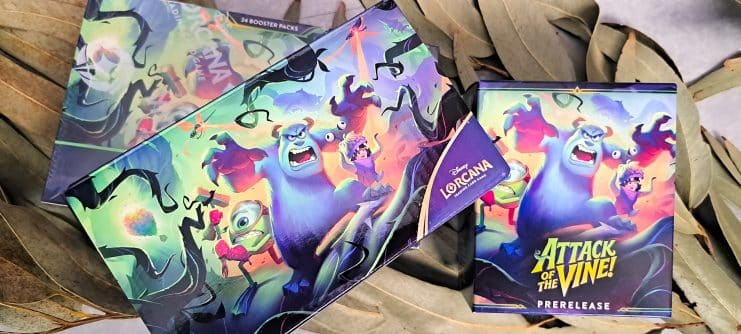 Disney Lorcana de Ravensburger prepara el lanzamiento de Attack of the Vine! y os contamos nuestra primera apertura de sobres de la edición