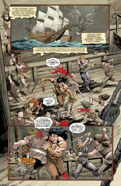 Reseña de Biblioteca Conan. Las crónicas de Conan 5 – Horrores bajo las piedras 1 Brian Wood, Panini Cómics, Roy Thomas