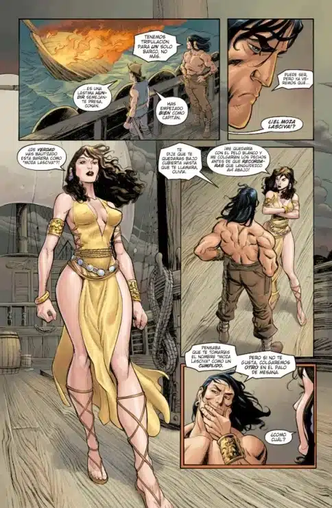 Reseña de Biblioteca Conan. Las crónicas de Conan 5 – Horrores bajo las piedras 2 Brian Wood, Panini Cómics, Roy Thomas