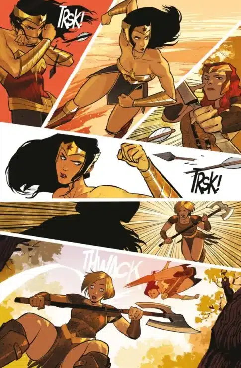 Reseña de Wonder Woman/Harley Quinn. La bendición y el castigo 3 DC, DC Comics, Panini Cómics