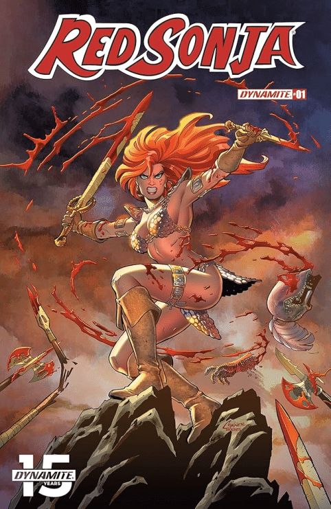 Barbarella, Dynamite entertainment, Red Sonja, Red Sonja x Barbarella