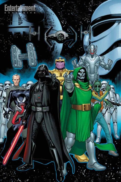 Marvel y Star Wars preparan un crossover histórico con Darth Vader, Lobezno y Doctor Doom