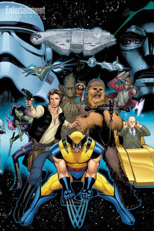 Marvel y Star Wars preparan un crossover histórico con Darth Vader, Lobezno y Doctor Doom